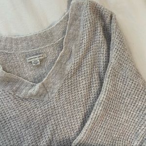 grey dream spun american eagle sweater